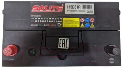 Автомобильный аккумулятор Solite 115D31R B/H