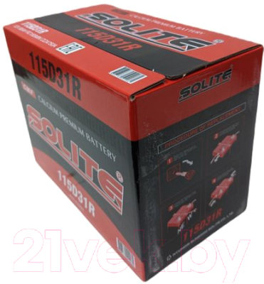 Автомобильный аккумулятор Solite 115D31R B/H
