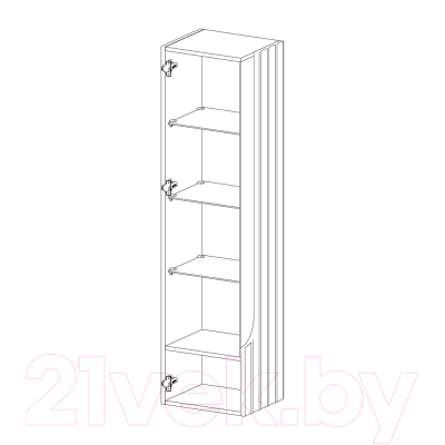 Шкаф навесной Мебель-Неман Лоренсо МН-043-02