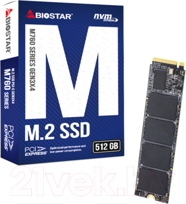 SSD диск Biostar M760 512GB - фото