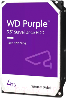 Жесткий диск Western Digital Purple 4TB (WD43PURZ) - фото