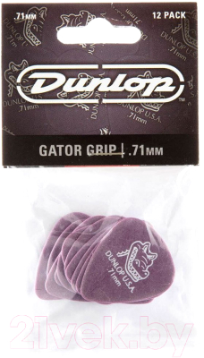 Набор медиаторов Dunlop Manufacturing Manufacturing 417P.71 Gator Grip - фото