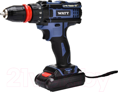 Профессиональный шуруповерт Watt WAS-18Li-3 - фото