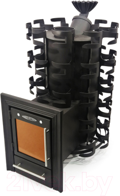 Печь-каменка ТМФ Семирамида Inox Люмина 40300 (антрацит)