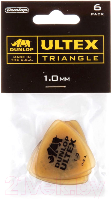 Набор медиаторов Dunlop Manufacturing 426P1.0 Ultex Triangle - фото