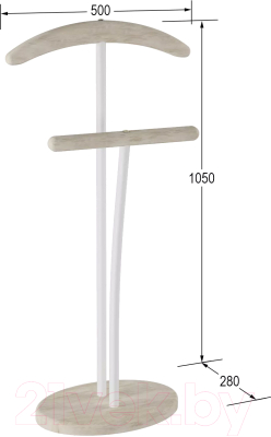Стойка для одежды Калифорния мебель Напольная