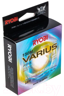 Леска плетеная Ryobi Varius PE8X-150MI 0.235мм (Multi Colour)