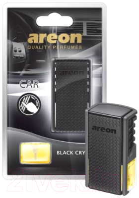 Ароматизатор автомобильный Areon Car Perfume Blister Black Crystal / ACB02 - фото