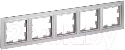 Рамка для выключателей и розеток IEK Brite BR-M52-K47 - фото