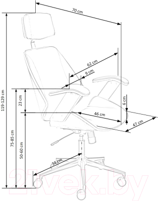 Кресло офисное Halmar Ignazio
