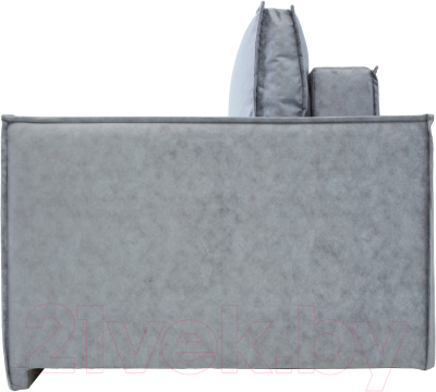 Диван KRONES Цезарь 4 Lux (велюр серый)