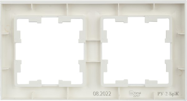Рамка для выключателей и розеток IEK Brite BR-M22-K36