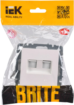 Розетка IEK Brite BR-K20-1-K36
