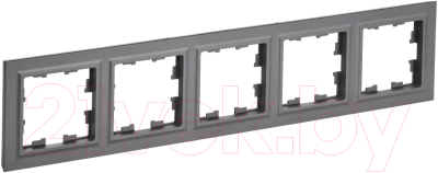 Рамка для выключателей и розеток IEK Brite BR-M52-K53 - фото