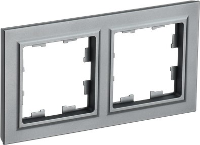 Рамка для выключателей и розеток IEK Brite BR-M22-K46 - фото
