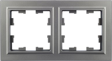 Рамка для выключателей и розеток IEK Brite BR-M22-K46