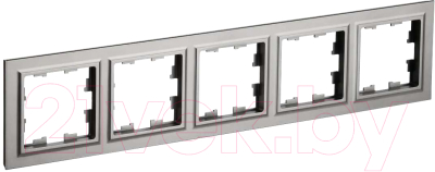 Рамка для выключателей и розеток IEK Brite BR-M52-K46 - фото