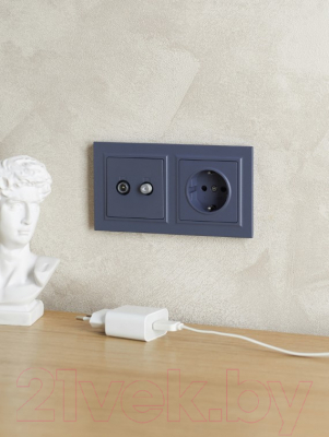 Рамка для выключателей и розеток IEK Brite BR-M22-K35