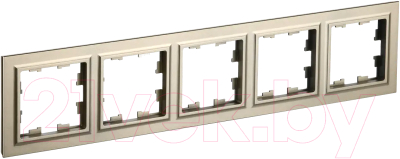 Рамка для выключателей и розеток IEK Brite BR-M52-K37 - фото
