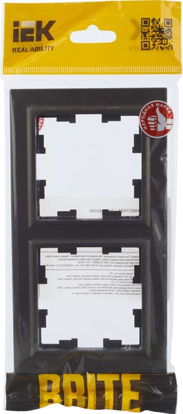 Рамка для выключателей и розеток IEK Brite BR-M22-K45