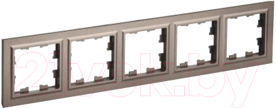 Рамка для выключателей и розеток IEK Brite BR-M52-K45 - фото