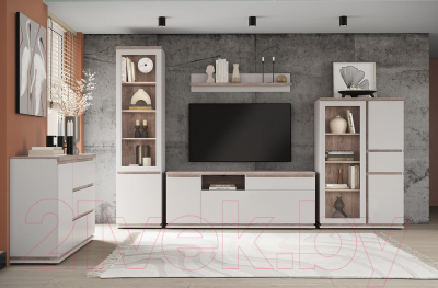 Тумба Anrex Lima RTV 2D1SN (персидский жемчуг/мадура)