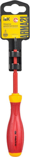 Отвертка IEK A2L3-SC30-K3-PH-00-075 - фото