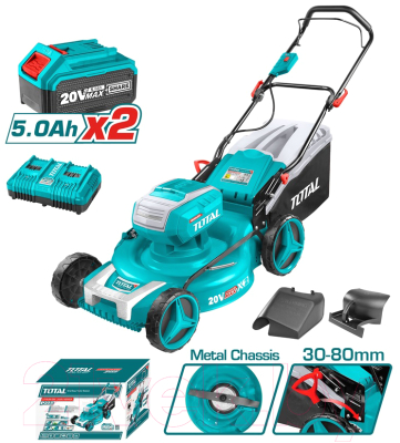 Газонокосилка аккумуляторная TOTAL TLMLI20182
