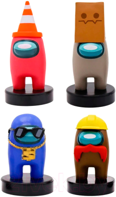 Набор фигурок коллекционных Among Us Герой с усами / AU5330B - фото