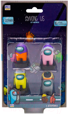 Набор фигурок коллекционных Among Us Герой Желтый / AU5330D