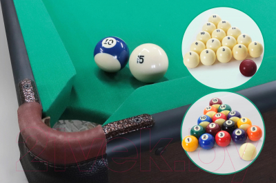 Бильярдный стол Старт Кадет Комби 6ф / КдК6.ЛДСП