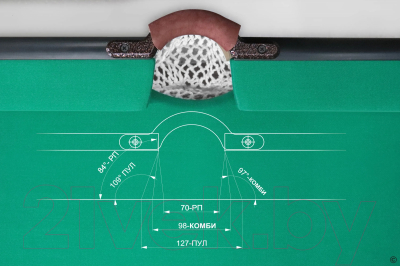 Бильярдный стол Старт Кадет Комби 6ф / КдК6.ЛДСП