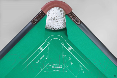 Бильярдный стол Старт Кадет Комби 6ф / КдК6.ЛДСП