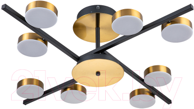 Люстра ESCADA 10266/8 (черный/латунь) - фото