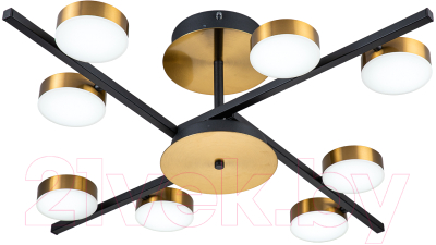 Люстра ESCADA 10266/8 (черный/латунь)