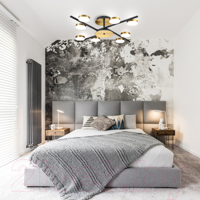 Люстра ESCADA 10266/8 (черный/латунь)