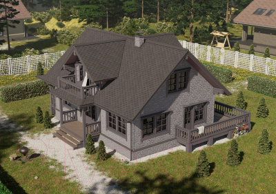 Черепица Docke Pie Eurasia Шестигранник Серый / ZRKQ-1045