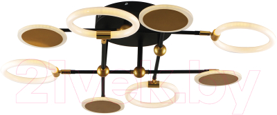 Люстра ESCADA 10247/8LED (черный/золото) - фото