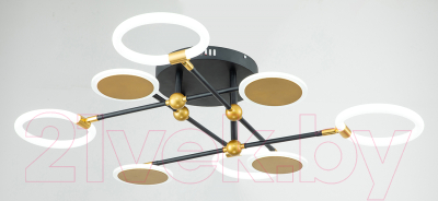 Люстра ESCADA 10247/8LED (черный/золото)