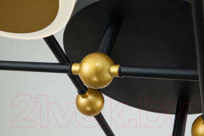 Люстра ESCADA 10247/8LED (черный/золото)