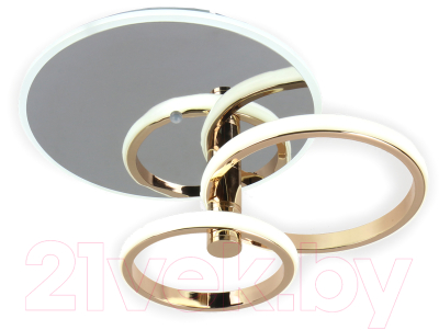 Потолочный светильник ESCADA 10213/2LED BL (хром/золото) - фото