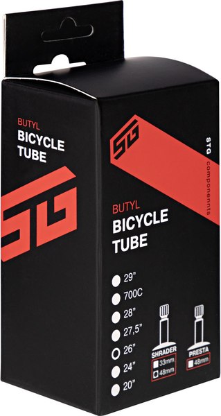 Камера для велосипеда STG 26x1.75/1.95 48мм / Х82419