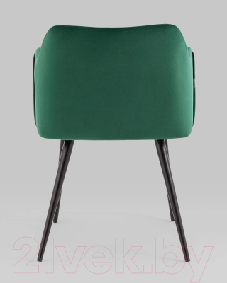Стул Stool Group Джоэл с подлокотниками / vd-joel-b19 (велюр зеленый)