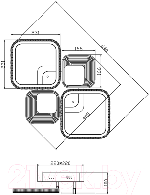 Люстра ESCADA 10255/4LED