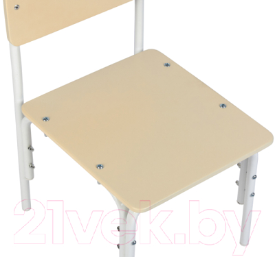 Стул детский Фея Мой малыш / 0002742.25 (бежевый/белый)