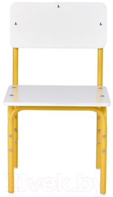 Стул детский Фея Мой малыш / 0002742.29 (белый/желтый)