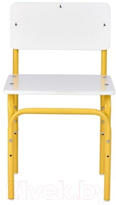 Стул детский Фея Мой малыш / 0002742.29 (белый/желтый)