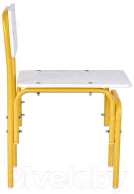Стул детский Фея Мой малыш / 0002742.29 (белый/желтый)