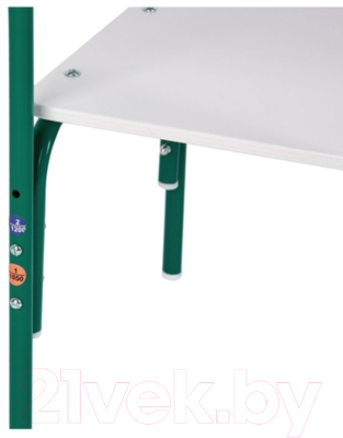 Стул детский Фея Мой малыш / 0002742.26 (белый/зеленый)