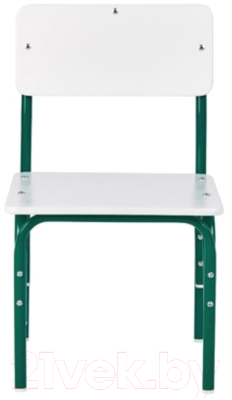 Стул детский Фея Мой малыш / 0002742.26 (белый/зеленый)